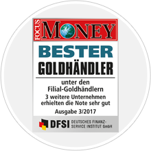 FOCUS MONEY Goldhändler-Test: philoro mehrfach Testsieger
