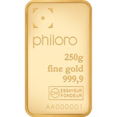 Goldbarren 250g - philoro
