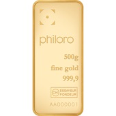 Goldbarren 500g - philoro