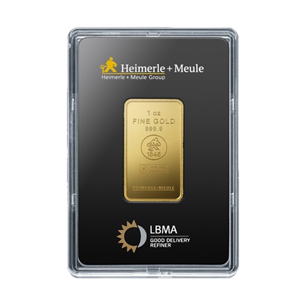 Goldbarren 1 oz divers - LBMA zertifiziert