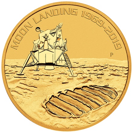 Gold 50 Jahre Mondlandung 1 oz 