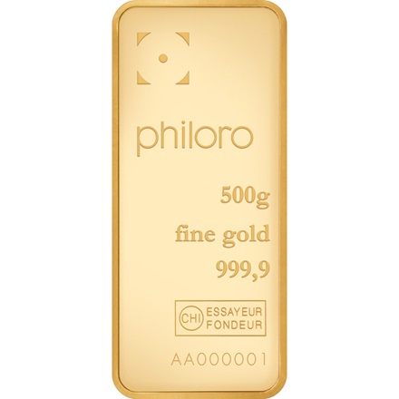 Goldbarren 500g - philoro