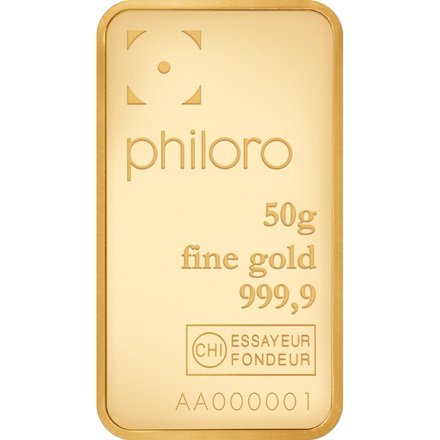 Goldbarren 50g - philoro