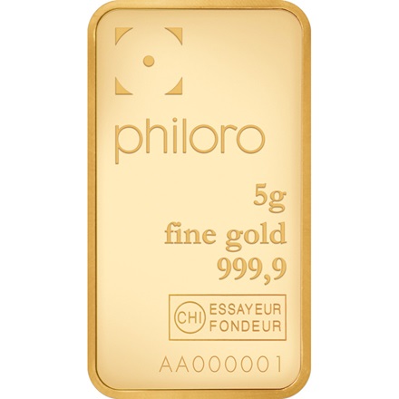 Goldbarren 5g - philoro