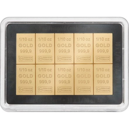 Gold CombiBar® 1oz divers - LBMA-zertifizierter Hersteller