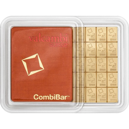 Gold CombiBar 50g - Valcambi
